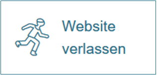Screenshot "Website Verlassen" Button
